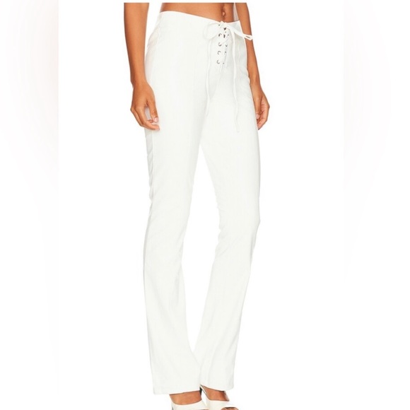 H:ours revolve leather white pants - Picture 7 of 9